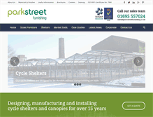 Tablet Screenshot of park-streetfurnishing.co.uk